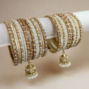 Small Cream Bangle set