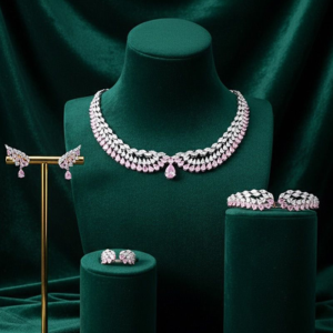 Dimond Cut Necklace Set